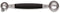 Triangle Professional Pomme Parisienneboor dubbel - Rvs - 22/30 mm - zwart
