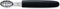 Triangle Professional Pomme Parisienneboor - Rvs - geribbeld - 18 mm - zwart