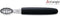 Triangle Professional Pomme Parisienneboor - Rvs - geribbeld - 18 mm - zwart