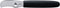 Triangle Professional Sinaasappelschiller - RVS - 6 cm - Zwart