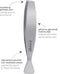 Triangle Professional visgraten pincet roestvrijstaal 17,5 cm