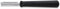 Triangle Professioneel Kerf- en Decoreermes - Glad Halfrond Lemmet - 14 cm - RVS - Zwart