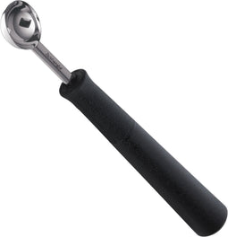 Triangle Professioneel Kerf- en Decoreermesje - Bolvormig - RVS - 14 cm - Zwart
