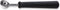 Triangle Professioneel Kerf- en Decoreermesje - Bolvormig - RVS - 14 cm - Zwart