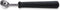Triangle Professioneel Kerf- en Decoreermesje - Bolvormig - RVS - 14 cm - Zwart