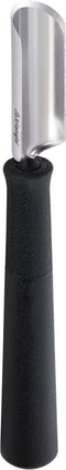 Triangle Professioneel Kerf- en Decoreermesje - Halfrond - RVS - 14 cm - Zwart