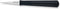 Triangle Professioneel Kerf- en Decoreermesje - RVS - Recht en Spits - 14 cm