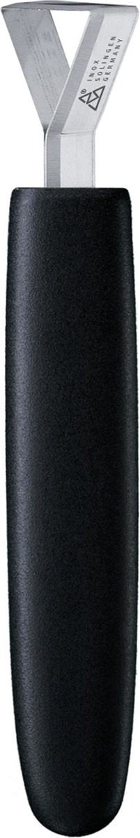 Triangle Professioneel Kerfmes - Driehoekig RVS - 2 cm - Zwart Heft