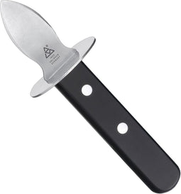 Triangle Professioneel Oestermes - Breed Handvat - RVS - Vaatwasserbestendig - 17 cm