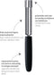 Triangle Professionele Appelboor Ø 20 mm - Ideaal voor Grote Appels - RVS - Vaatwasmachinebestendig
