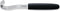 Triangle Professionele Boterkruller - RVS Lemmet - 8 cm - Zwart Heft