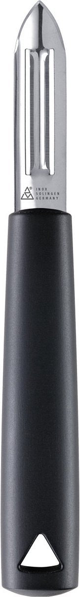 Triangle Professionele Dunschiller - RVS Lemmet - 6 cm - Met Ingebouwde Ontpitter - Zwart