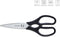 Triangle Professionele Keukenschaar 24 cm - RVS met Microvertanding - Uitneembaar voor Eenvoudige Reiniging