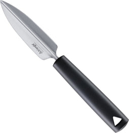 Triangle Professionele Meloen Uitsteker - RVS - 22 cm - Met Ophangsysteem - Zwart Heft
