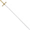 Triangle Professionele RVS Spies - 32 cm - Vaatwasserbestendig - Met Zwaarddecor