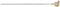 Triangle Professionele RVS Spies - 34 cm - Vaatwasserbestendig - Voor Grill en Oven