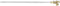 Triangle Professionele RVS Spies - 34 cm - Vaatwasserbestendig - Voor Grill en Oven