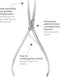 Triangle Professionele Visgratentang - RVS - Rechte Bek - 16 cm - Ergonomisch Ontwerp