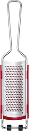 Triangle RVS Fijnrasp met Opvangbakje - 32 cm - Anti-Slip Siliconenvoetjes