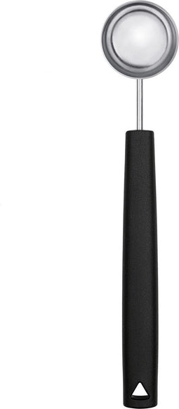Triangle RVS Maatlepel / Koffieschep - 15 ml - Met Kunststof Heft - Zwart