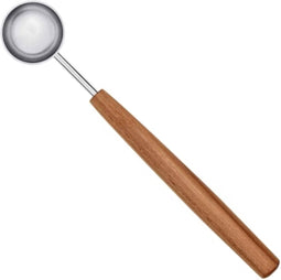 Triangle Sense Maatlepel - 5 ml Dosering - RVS met Pruimenhouten Heft