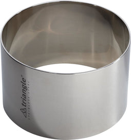 Triangle Serveerring Rond 8 cm - RVS - Vaatwasserbestendig