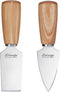 Triangle Soul Kaasmes Set - RVS met Essenhouten Heft - 2-Delig in Geschenkverpakking