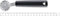 Triangle Spirit Deegrader - Rvs - 5 cm - zwart