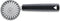Triangle Spirit Deegrader - Rvs - 7 cm - zwart