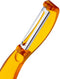 Triangle Ultra Fijne Dubbelzijdige Dunschiller - Glad Mesje - Oranje - 17 cm