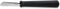 Triangle V-Model Klein Kerf- en Decoreermesje - RVS - 14 cm - Zwart