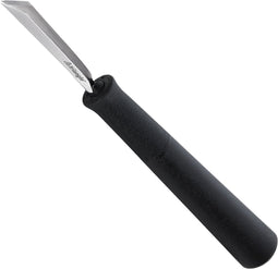 Triangle V-Model Klein Kerf- en Decoreermesje - RVS - 14 cm - Zwart