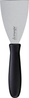 Triangle Veelzijdige bakspatel - RVS lemmet 8 cm - Ergonomisch handvat - Zwart