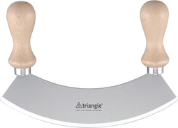 Triangle Wiegemes 23 cm - Ambachtelijk Solingen Staal met Beukenhout Heft