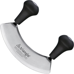 Triangle Wiegemes met Dubbel Blad - 14 cm - Ideaal voor Kruiden en Noten
