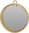 Tridi Ronde spiegel - Spiegel - Rond - Ø30cm - Hout - Beige