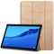 Trifold Bookcase voor de Huawei MediaPad M5 Lite 10.1 inch - Goud