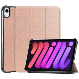 Trifold Bookcase voor de iPad Mini 6 (2021) - Rosé Goud