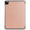 Trifold Bookcase voor de iPad Pro 12.9 (2020) / Pro 12.9 (2018) - Rosé Goud