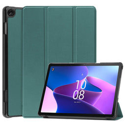 Trifold Bookcase voor de Lenovo Tab M10 (3rd gen) - Donkergroen