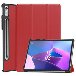 Trifold Bookcase voor de Lenovo Tab P11 Pro (2nd gen) - Rood