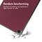 Trifold Bookcase voor de Samsung Galaxy Tab A9 Plus - Bordeaux