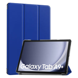 Trifold Bookcase voor de Samsung Galaxy Tab A9 Plus - Cobalt Blue