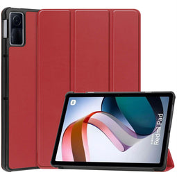 Trifold Bookcase voor de Xiaomi Redmi Pad - Rood