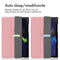 Trifold Design Bookcase voor de Samsung Galaxy Tab A8 - Floral Pink