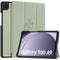 Trifold Design Bookcase voor de Samsung Galaxy Tab A9 - Floral Green