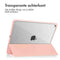 Trifold Hardcase Bookcase voor de iPad 7 (2019) / iPad 8 (2020) / iPad 9 (2021) 10.2 inch - Roze