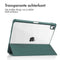 Trifold Hardcase Bookcase voor de iPad Air 5 (2022) / Air 4 (2020) - Groen