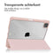 Trifold Hardcase Bookcase voor de iPad Pro 11 (2018 - 2022) - Roze
