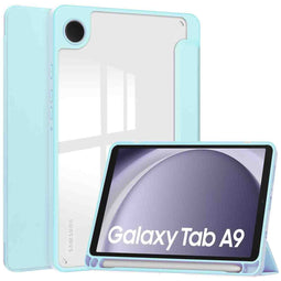 Trifold Hardcase Bookcase voor de Samsung Galaxy Tab A9 - Lichtblauw